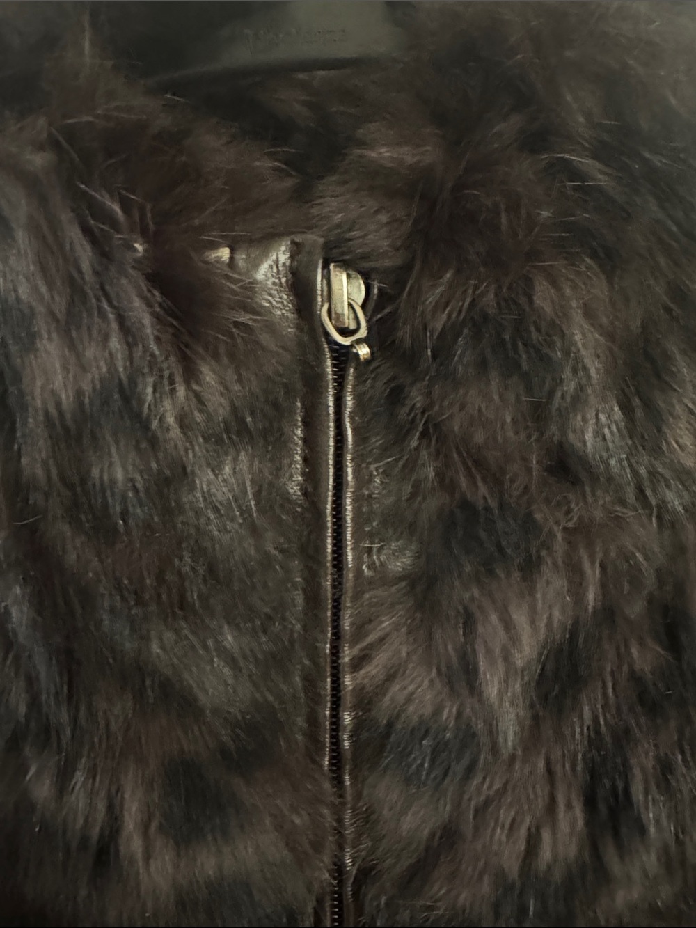 Vintage Authentic rabbit fur and wool vest - Picture 3 of 7